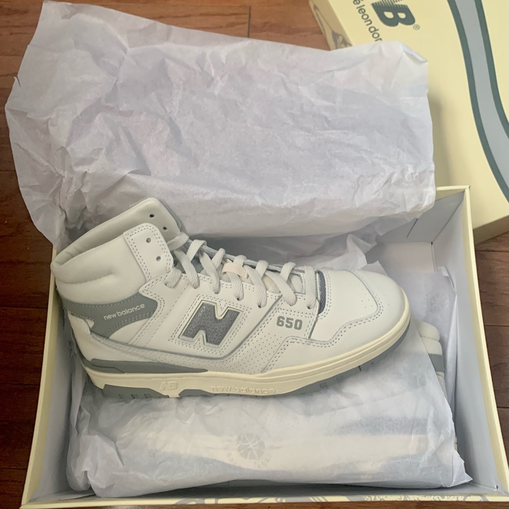New Balance Aime Leon Dore 650 White/ Grey sz. 8M